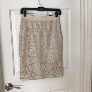 Lace Pencil Skirt